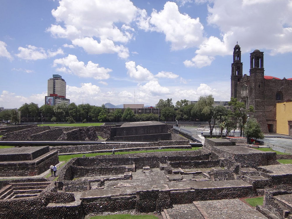 Plaza de las Tres Culturas en Tlatelolco