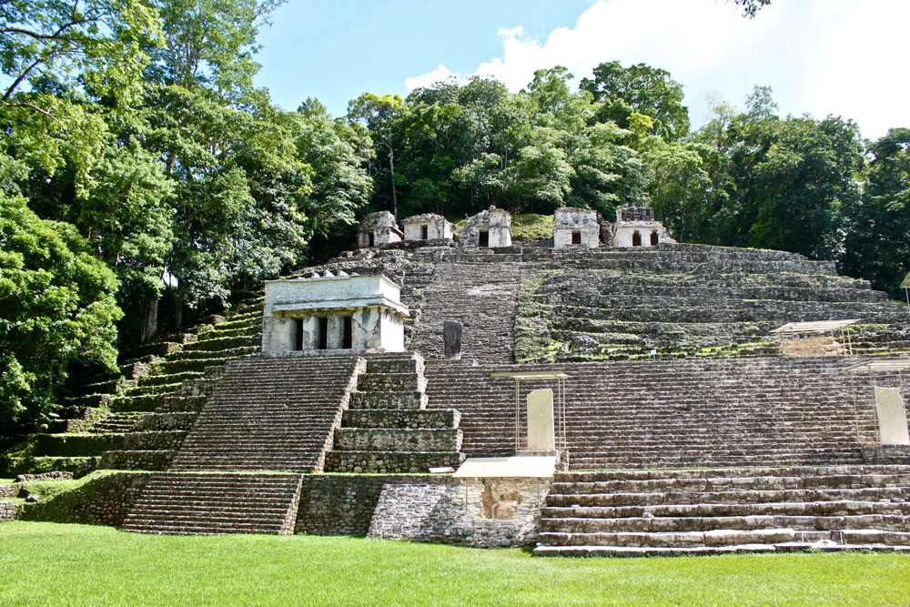 La zona arqueológica de Bonampak en Chiapas