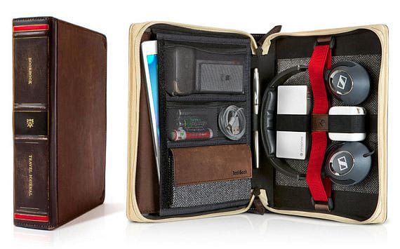 BookBook Libro de viaje que mantiene todo tu equipo dentro de un libro de piel