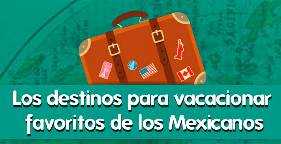 Infografía: Los destinos para vacacionar favoritos de los Mexicanos 1 Infografía: Los destinos para vacacionar favoritos de los Mexicanos