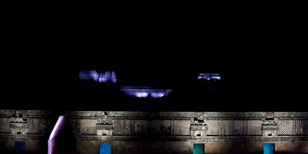 Uxmal, espectáculo de luz y sonido 1 Uxmal