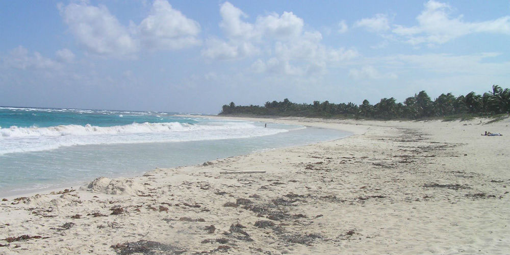 Playa Xcacel en Quintana Roo