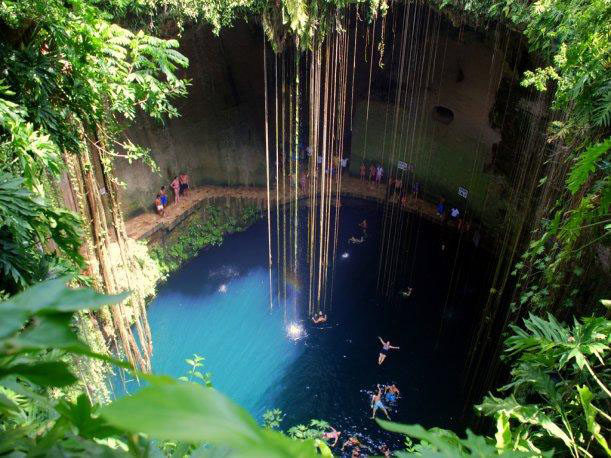 México: Conoce su sorprendente piscina natural Cenote Ik-Kil