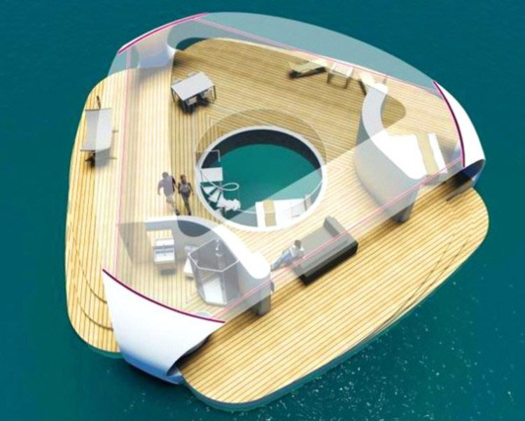 SeaScape, habitar una villa flotante