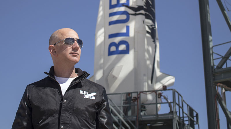 Fundador de Amazon se aventura en el negocio del turismo espacial