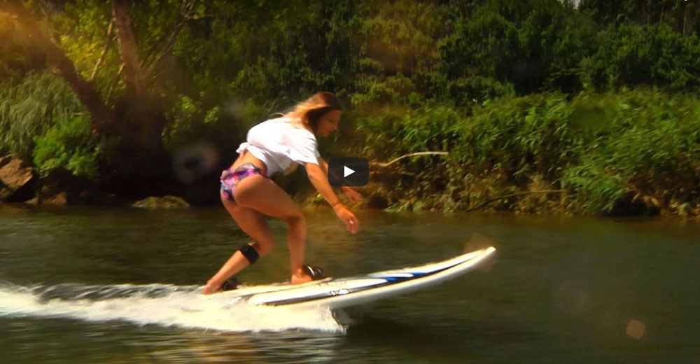 La futurista tabla que permite surfear sin olas