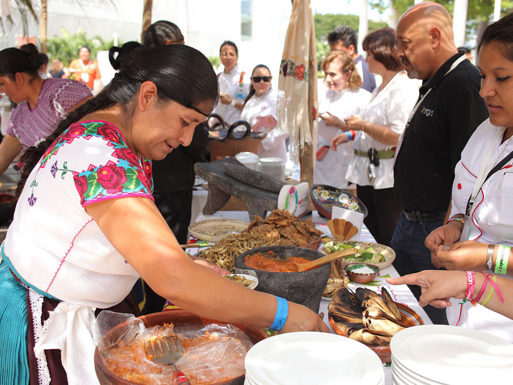 Encuentro de Cocineras Tradicionales de Yucatán en 2017