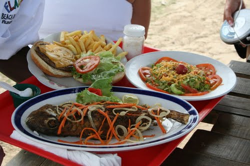 Gastronom&iacute;a de las playas de Jamaica