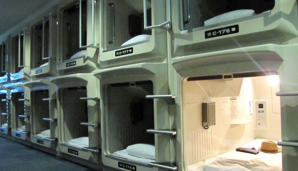 Los hoteles cápsula de Japón 1 Los hoteles cápsula de Japón