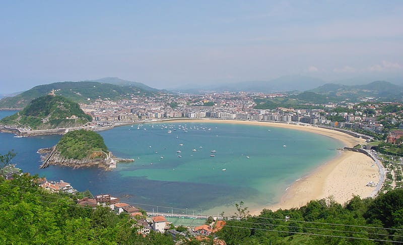 San Sebastián y la Bahía de la Concha