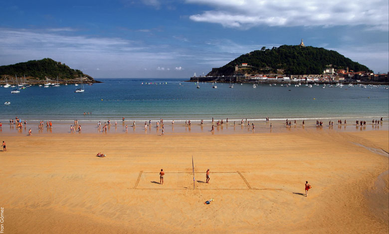 San Sebastián y su bonita playa de la Concha
